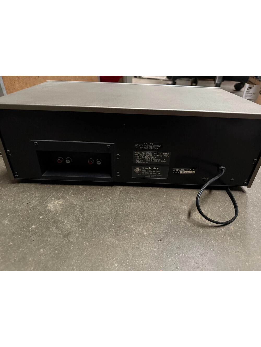 Technics Model rs-M33 - Tested Working Video - Picture 7 of 9